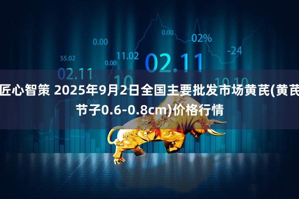 匠心智策 2025年9月2日全国主要批发市场黄芪(黄芪节子0.6-0.8cm)价格行情