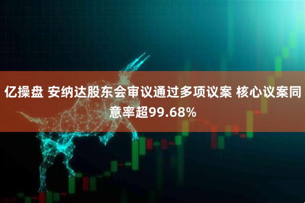 亿操盘 安纳达股东会审议通过多项议案 核心议案同意率超99.68%